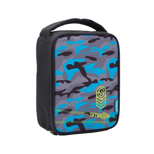 SMASH Blue Camo Insulated Lunch Bag image 1 of 2