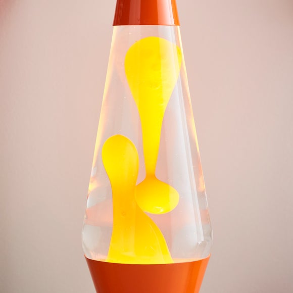 Orange Lava Lamp Dunelm