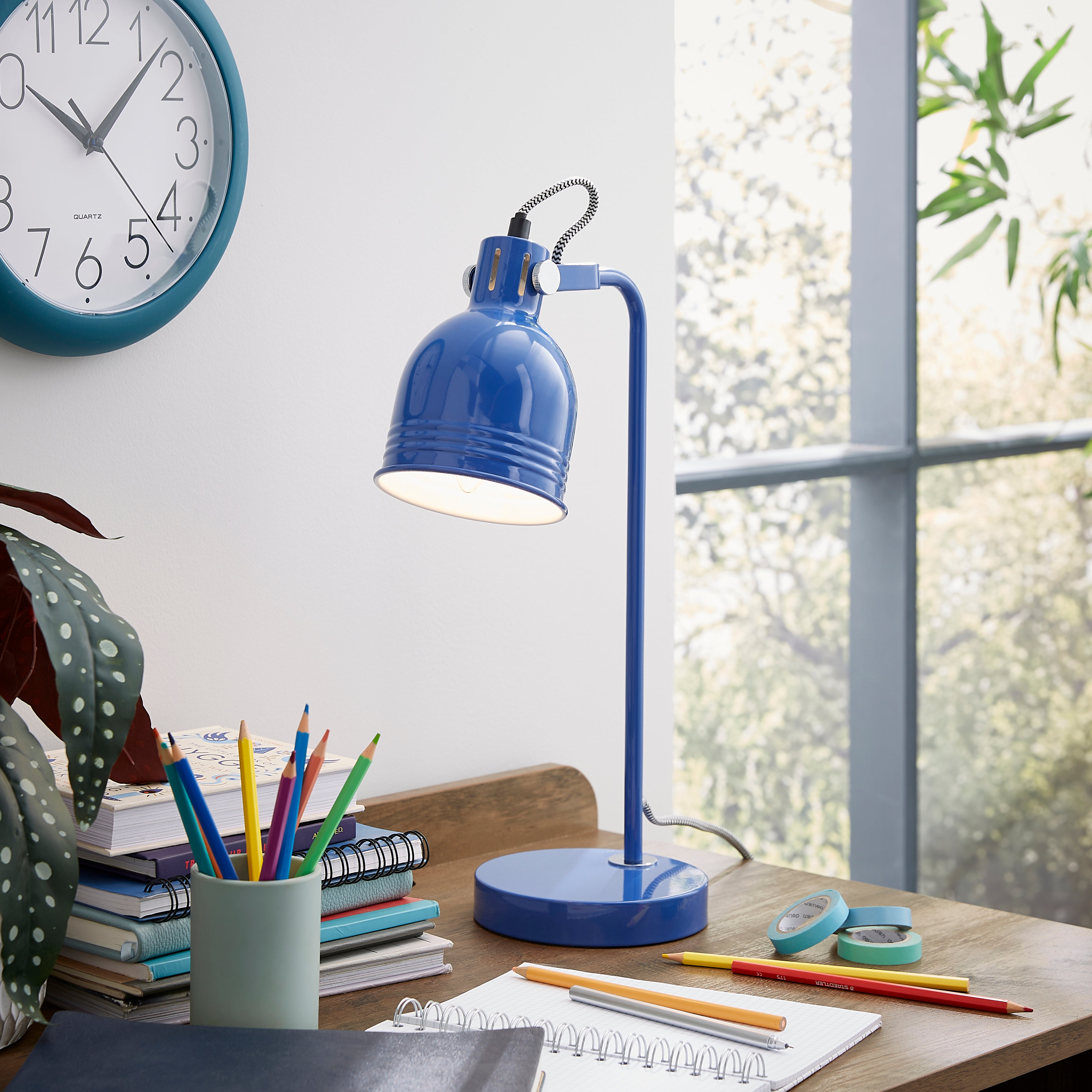 Issac Desk Lamp Blue