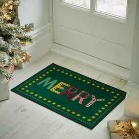 Merry Christmas Washable Doormat