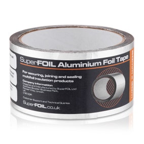 SuperFOIL Aluminium Foil Tape 50mm x 30m Silver