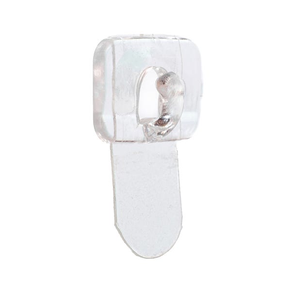 Wall Gard XSmall Cable Tidy Hooks Pack of 18 Clear image 1 of 4