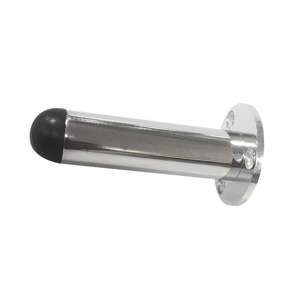 Door Stop Projection Flanged Chrome image 1 of 1