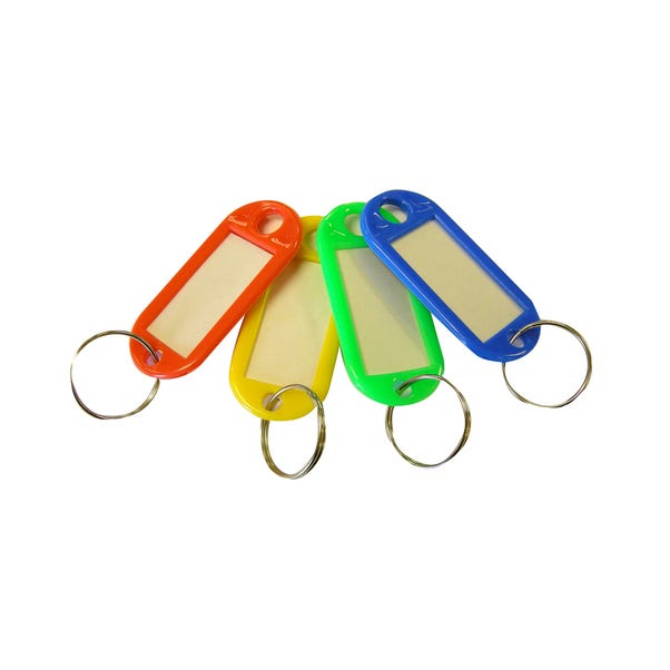 Key Rings Tabs Assorted Large Pack of 4 image 1 of 2
