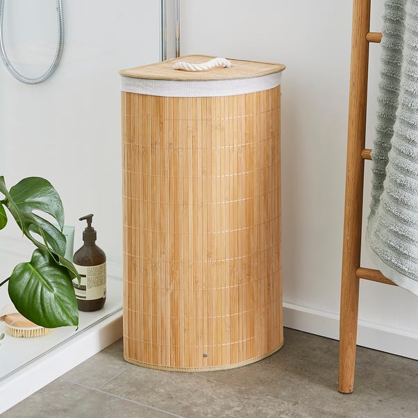 Bamboo Corner Laundry Basket image 1 of 5