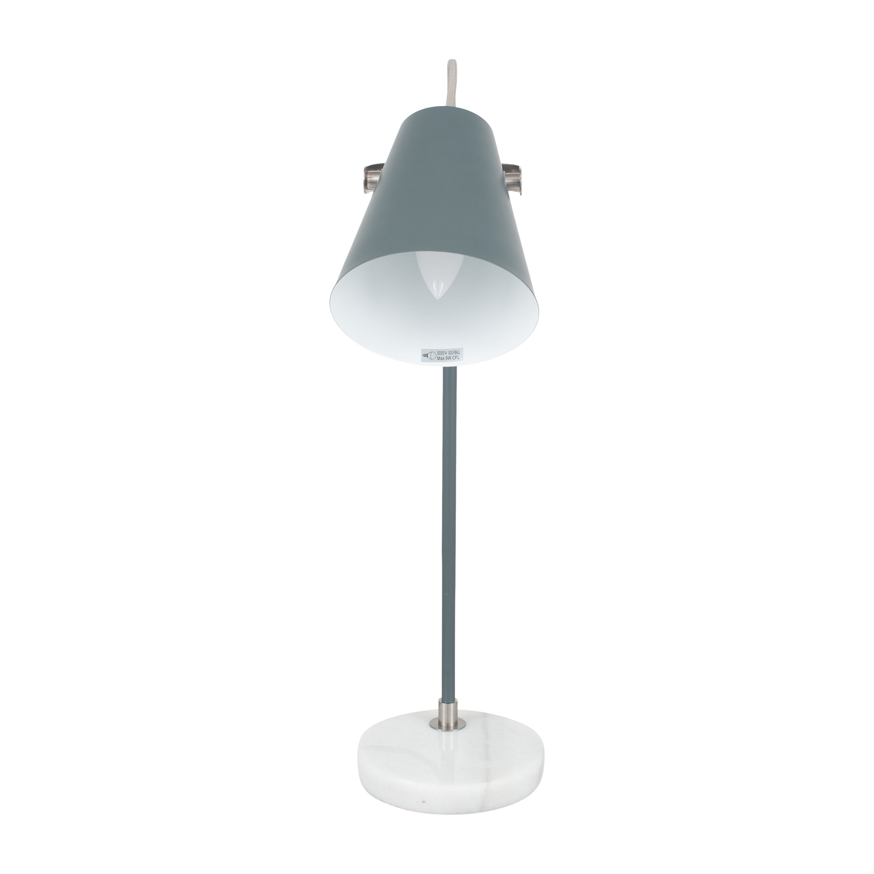 Theia Task Table Lamp Grey