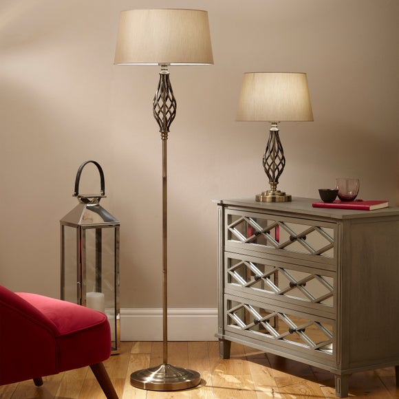 Column style on sale floor lamps