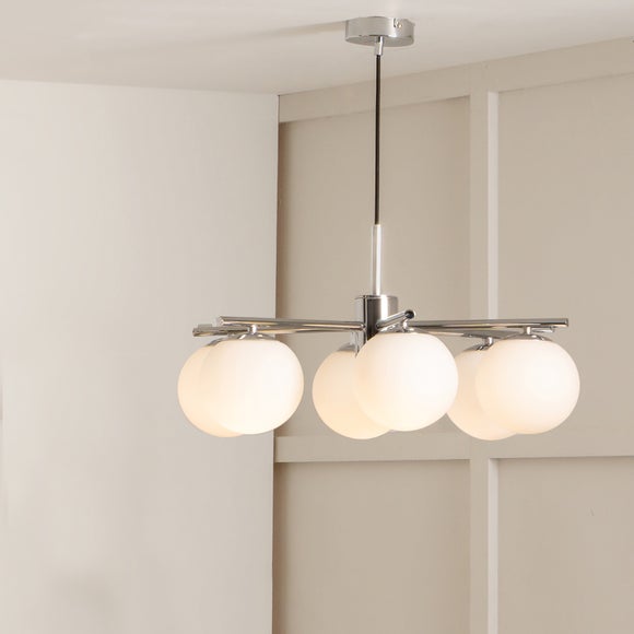 Asterope 6 Light Metal Ceiling Light