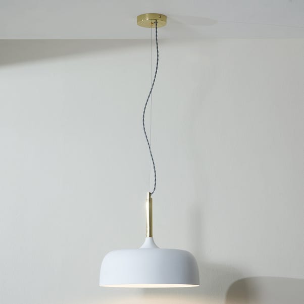 Anke Domed Metal Pendant Ceiling Fitting image 1 of 5