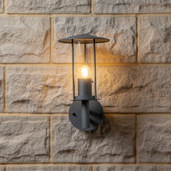 Outdoor wall store lights anthracite grey