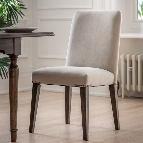Matola Set of 2 Dining Chairs, Linen image 1 of 9