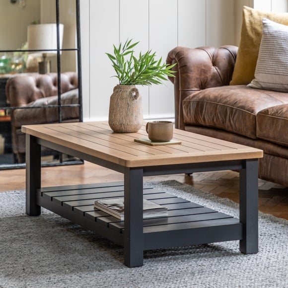 Dunelm oak deals coffee table