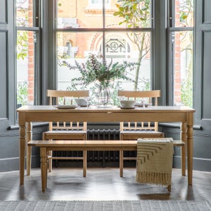 Cedar & Sage Elda 6-10 Seater Rectangular Extendable Dining Table