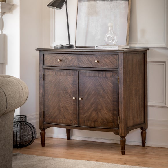 Dark grey deals wood sideboard