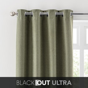 Montreal Ultra Blackout Eyelet Curtains