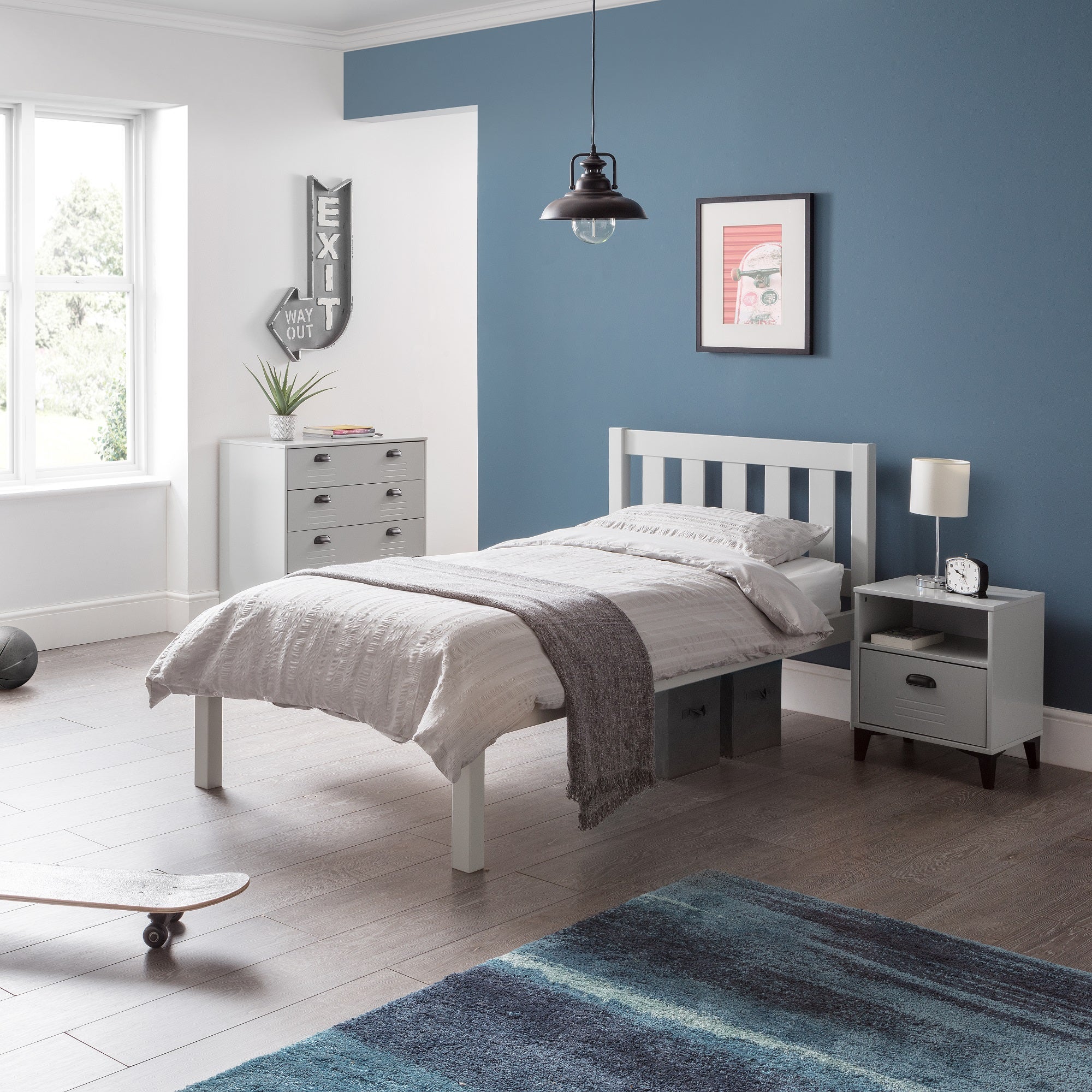 Luna Bed Frame Grey