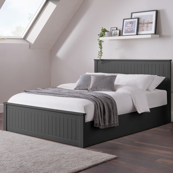 Dunelm grey on sale ottoman bed