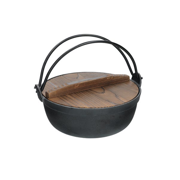 KitchenCraft World of Flavours Oriental Cast Iron Cooking Pot 1.5L image 1 of 4