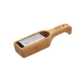 KitchenCraft World of Flavours Italian Bamboo Parmesan Grater