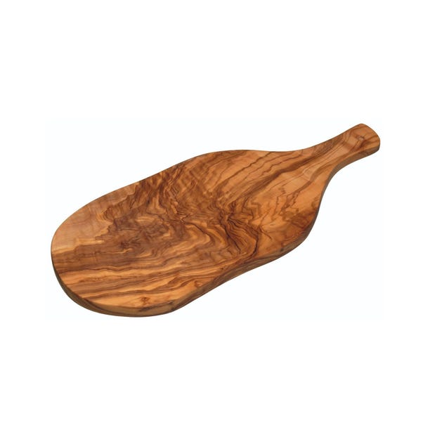 KitchenCraft World of Flavours Italian Olive Wood Serving Board 30x17cm image 1 of 4