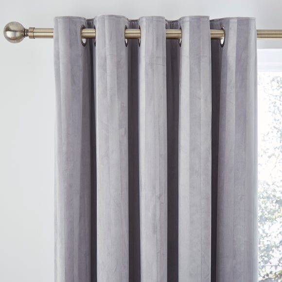 Grey stripe deals curtain