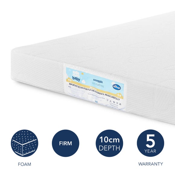 Safe Nights Snuggle Breathable Cot Mattress