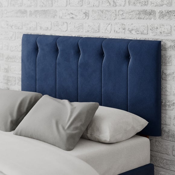 Hepburn Plush Velvet Headboard Navy