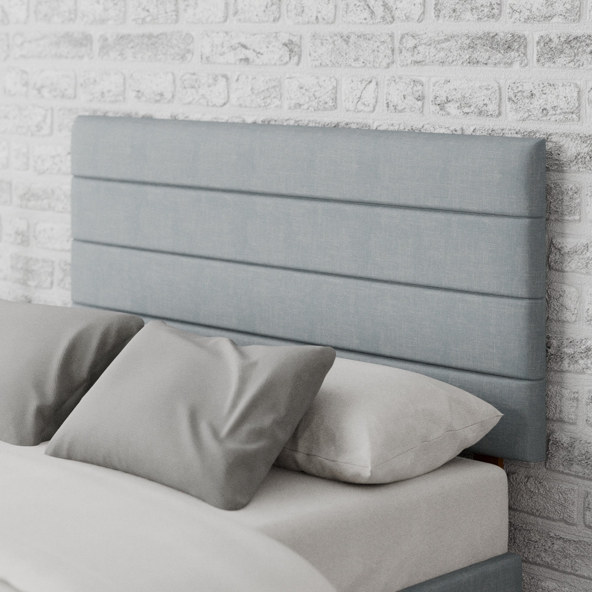 Kelly Malham Weave Headboard Blue