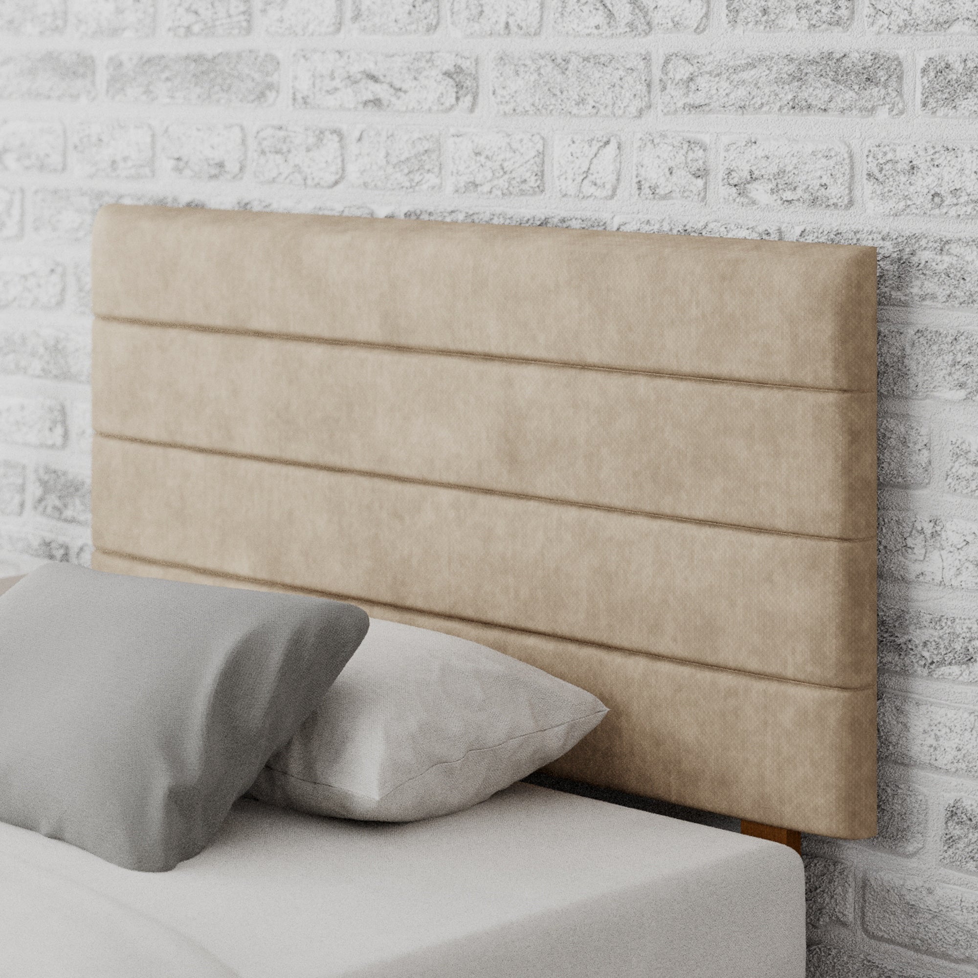 Kelly Kimiyo Linen Headboard Beige