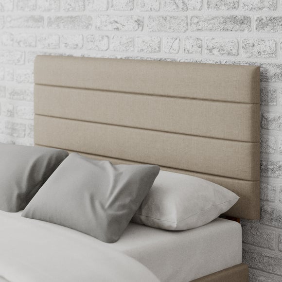 King size store linen headboard