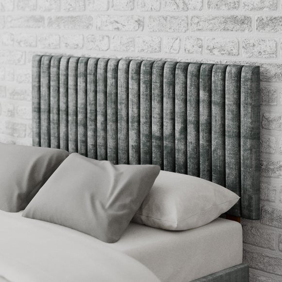 Grant Distressed Velvet Headboard