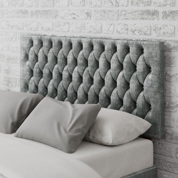 Monroe Distressed Velvet Headboard