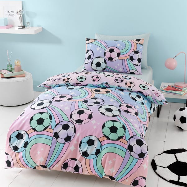 Football Ombre Duvet Cover and Pillowcase Set image 1 of 6