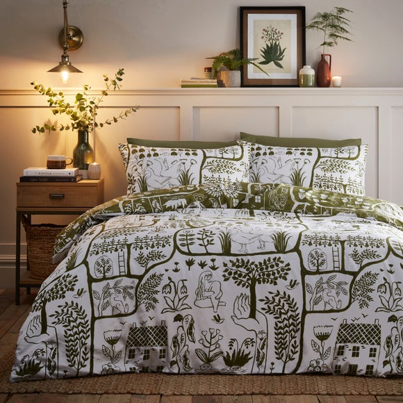 Click to view product details and reviews for Furn Frida Duvet Cover Pillowcase Set.