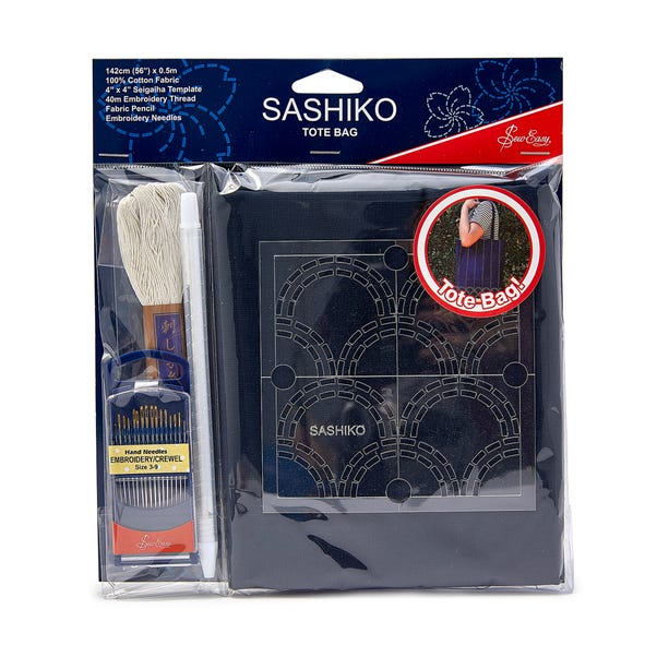 Sashiko Tote Bag Kit image 1 of 2