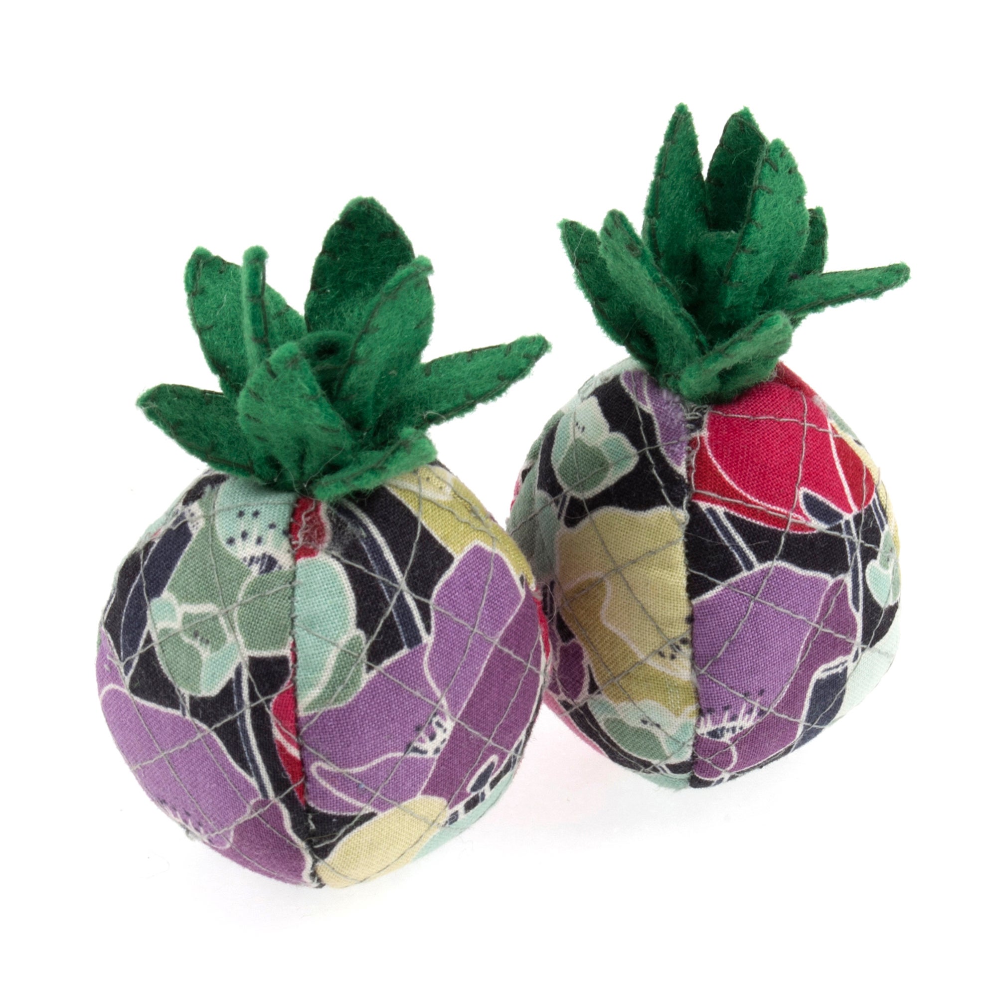 Pattern Weights Pineapples Set of 2