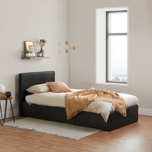 Berlin Ottoman Bed Frame- Faux Leather