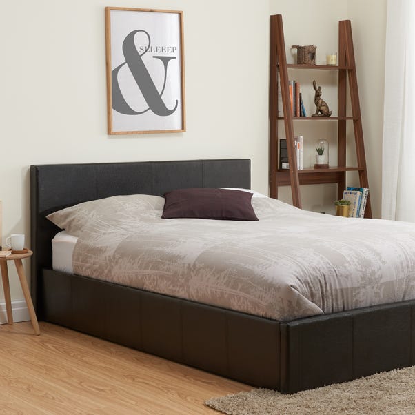 Berlin Faux Leather Ottoman Bed Frame image 1 of 8
