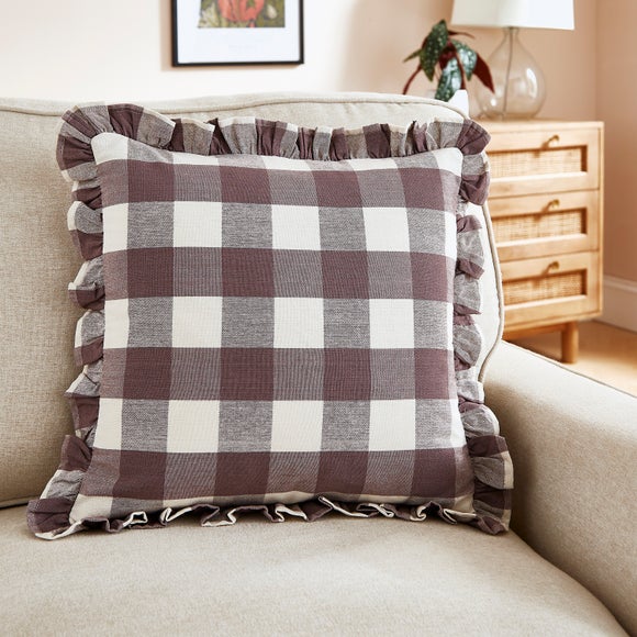 Dunelm tartan cushions sale