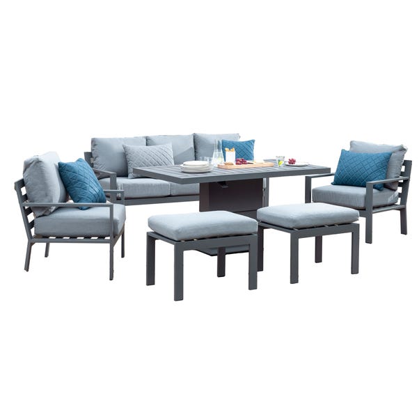 Titchwell 7 Seater Lounge Set with Adjustable Table image 1 of 4