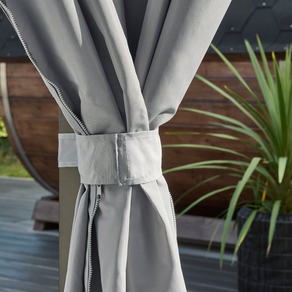 Luxury 3m x 3m Gazebo with LED Light Dunelm