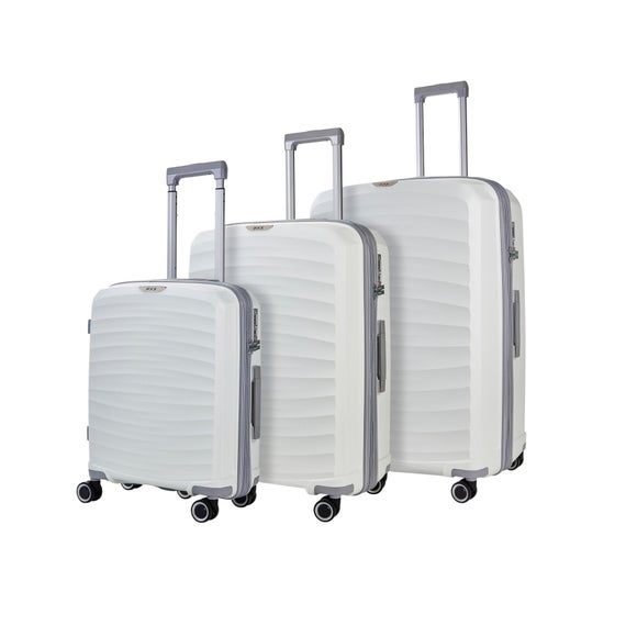 View Rock Luggage Set Of 3 Sunwave Hard Shell Suitcases View Rock Luggage Set Of 3 Sunwave Hard Shell Suitcases