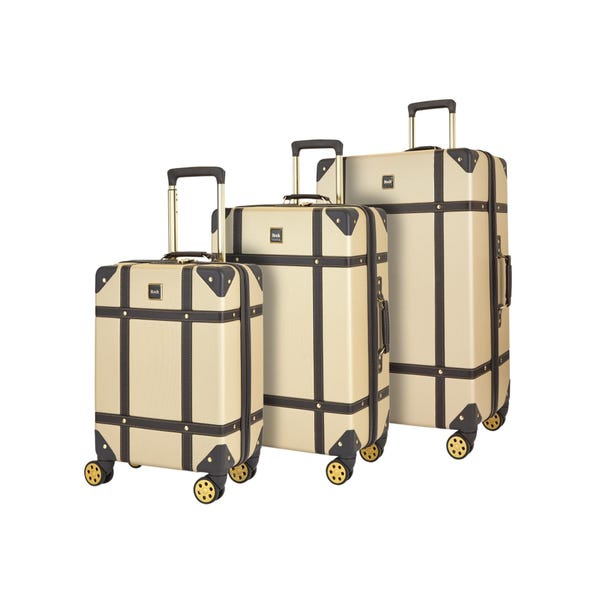 Rock Luggage Vintage Set of 3 Suitcases image 1 of 4