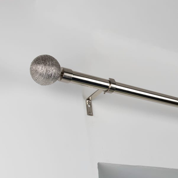 Holford Ball Extendable Metal Eyelet Curtain Pole image 1 of 3