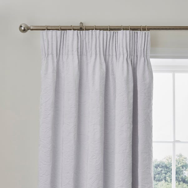 Dorma Winchester White Blackout Pencil Pleat Curtains image 1 of 5