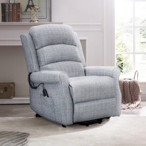 Ernest Textured Weave Twin Motor Rise and Recline Chair