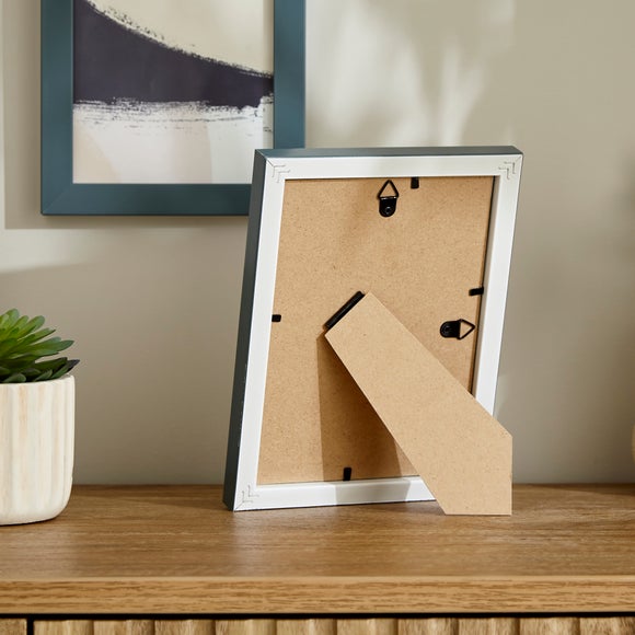 Set of 2 Pacific Blue Photo Frames Dunelm