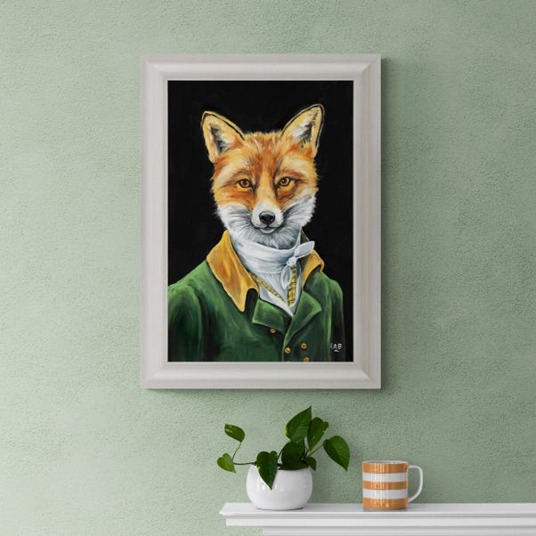 Dapper Fox by Louise Brown Framed Print image 1 of 4