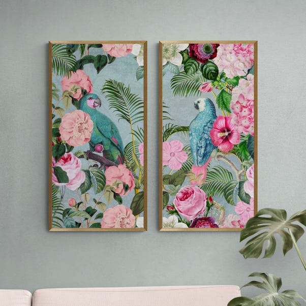 Jungle Rendezvous by andrea Haase Set of 2 Framed Prints image 1 of 3