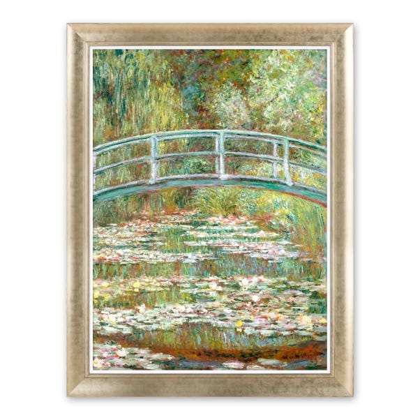 Bridge Over a Pond of Water Lilies by Monet Framed Print | Dunelm